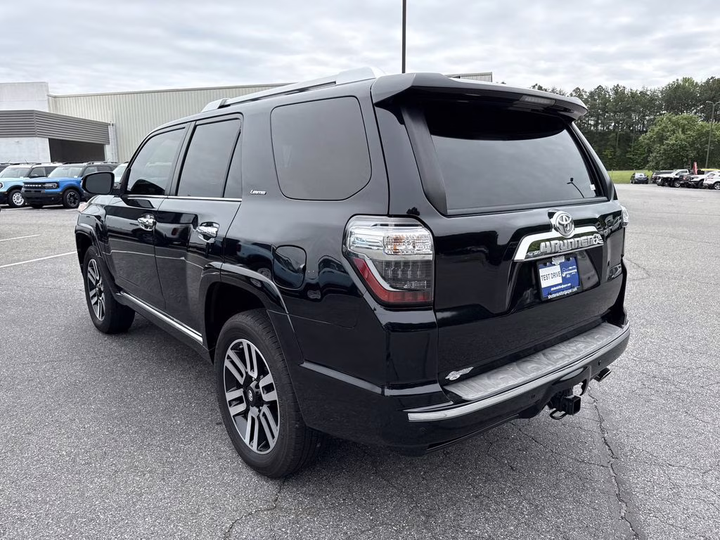 2016 Midnight Black Metallic Toyota 4Runner Limited 4X4 SUV
