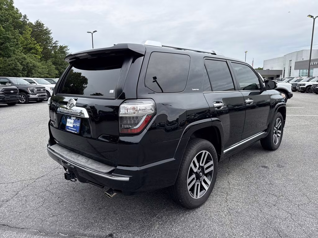 2016 Midnight Black Metallic Toyota 4Runner Limited 4X4 SUV