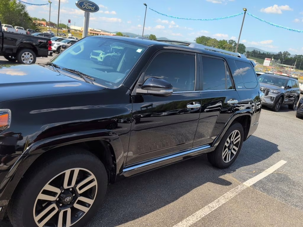 2016 Midnight Black Metallic Toyota 4Runner Limited 4X4 SUV