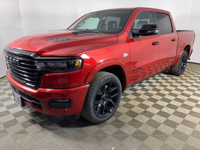 2026 Molten Red Pearlcoat Ram 1500 Laramie Night Edition 4X4 Truck