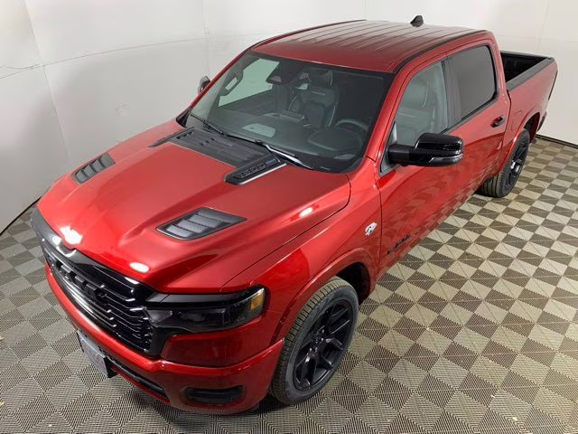 2026 Molten Red Pearlcoat Ram 1500 Laramie Night Edition 4X4 Truck