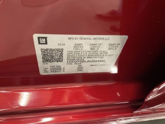 2019 Cajun Red Tintcoat Chevrolet Silverado 1500 LTZ 4X4 Truck