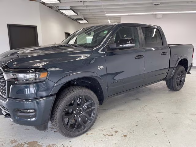 2026 Forged Blue Metallic Ram 1500 Laramie Night Edition 4X4 Truck