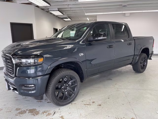 2026 Forged Blue Metallic Ram 1500 Laramie Night Edition 4X4 Truck