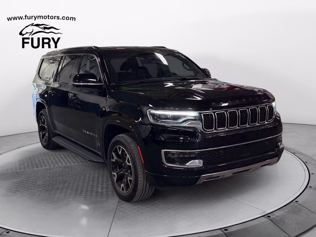 2025 Diamond Black Crystal Pearlcoat Jeep Wagoneer L Series III 4X4 SUV