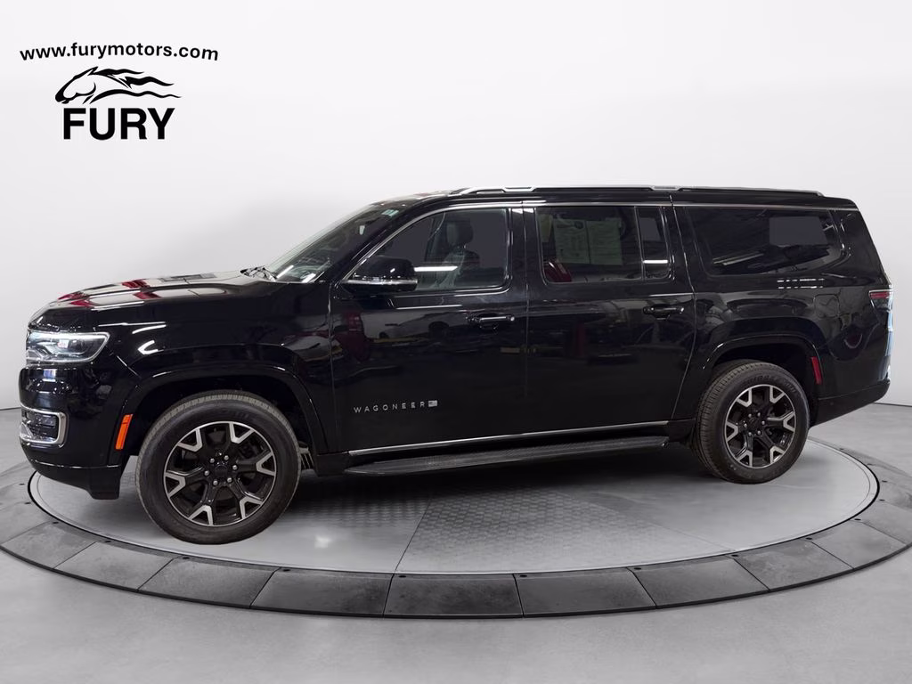2025 Diamond Black Crystal Pearlcoat Jeep Wagoneer L Series III 4X4 SUV