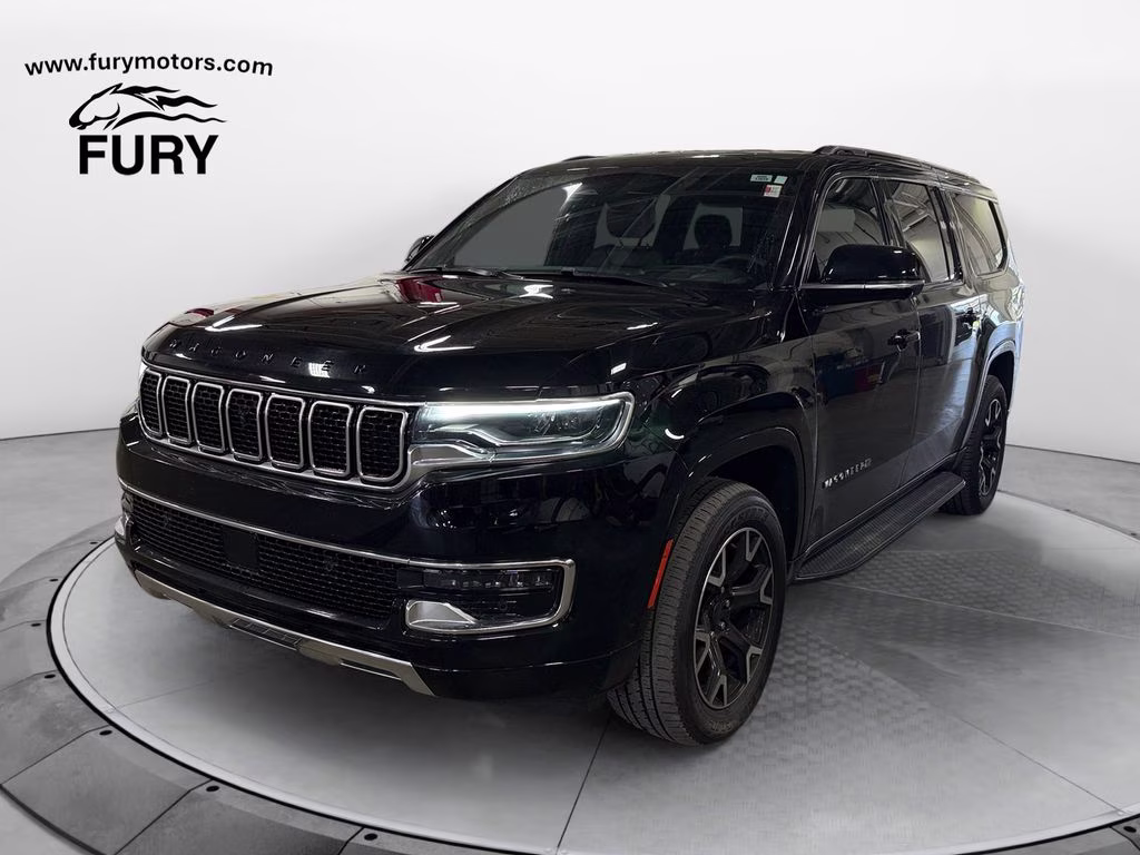 2025 Diamond Black Crystal Pearlcoat Jeep Wagoneer L Series III 4X4 SUV