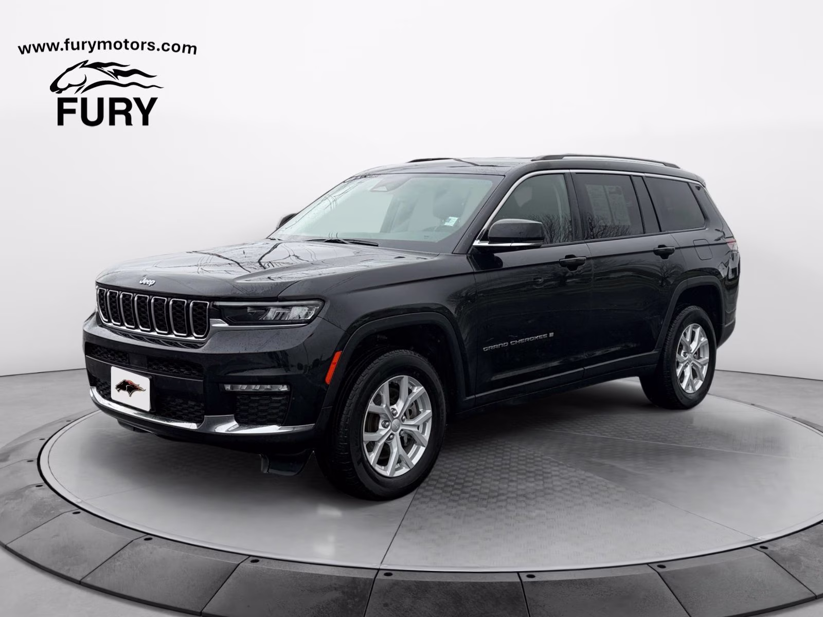 2023 Diamond Black Crystal Pearlcoat Jeep Grand Cherokee L Limited 4X4 SUV
