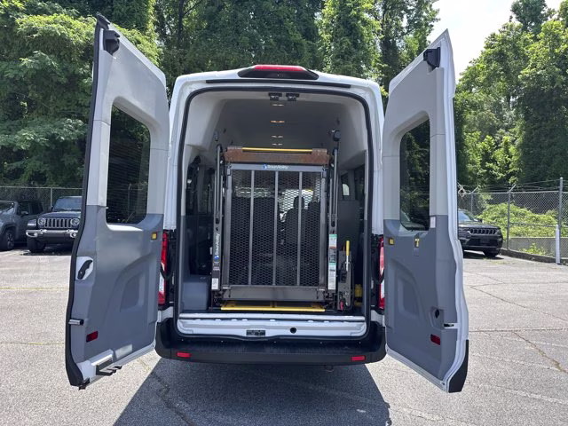 2019 Oxford White Ford Transit Passenger Wagon T-350 148 EL High Roof XL Sliding RH Dr DRW RWD Van