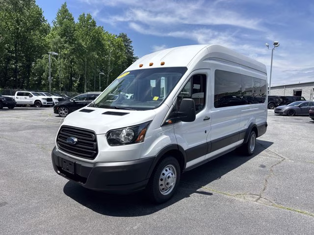 2019 Oxford White Ford Transit Passenger Wagon T-350 148 EL High Roof XL Sliding RH Dr DRW RWD Van