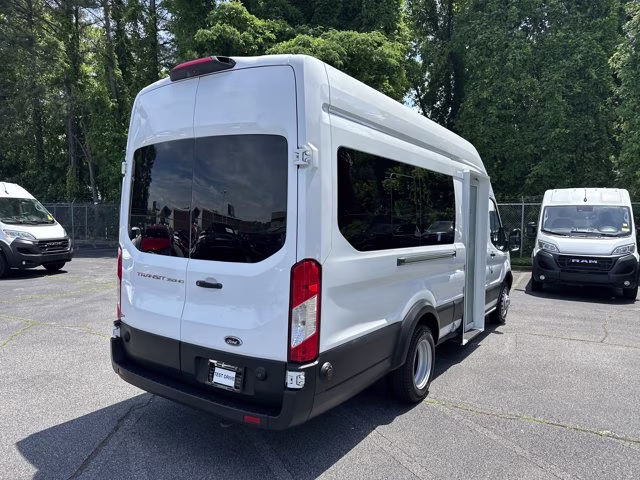 2019 Oxford White Ford Transit Passenger Wagon T-350 148 EL High Roof XL Sliding RH Dr DRW RWD Van