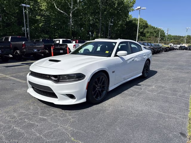 2022 White Knuckle Clearcoat Dodge Charger Scat Pack RWD Sedan