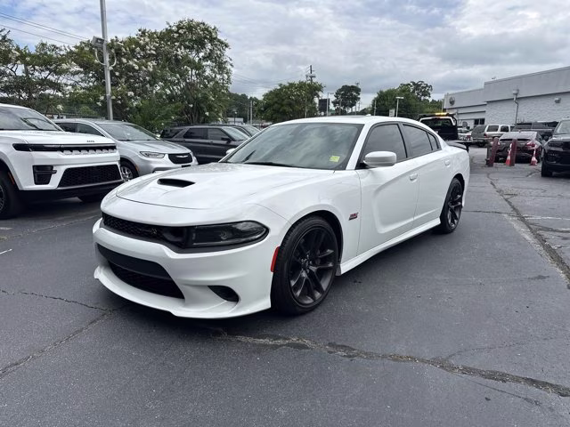 2022 White Knuckle Clearcoat Dodge Charger Scat Pack RWD Sedan