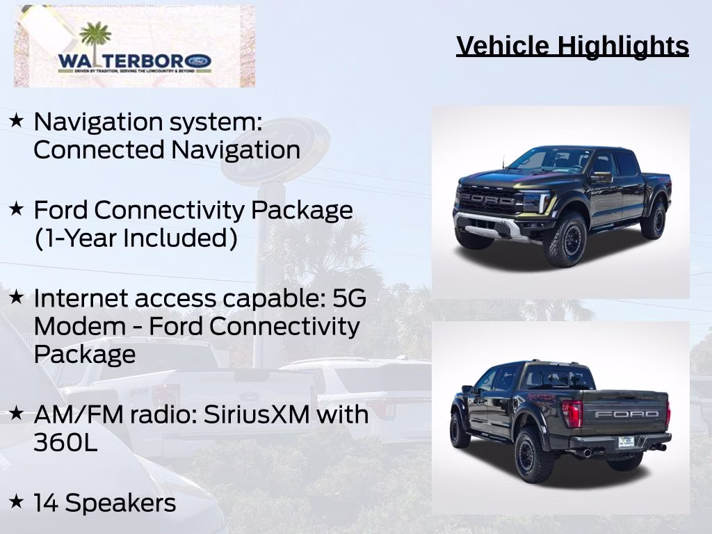2026 Shelter Green Ford F-150 Raptor 4X4 Truck