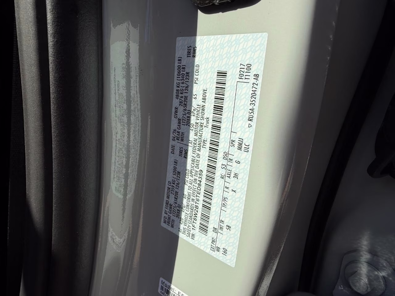 2026 Avalanche Ford Super Duty F-250 SRW 4X4 Truck