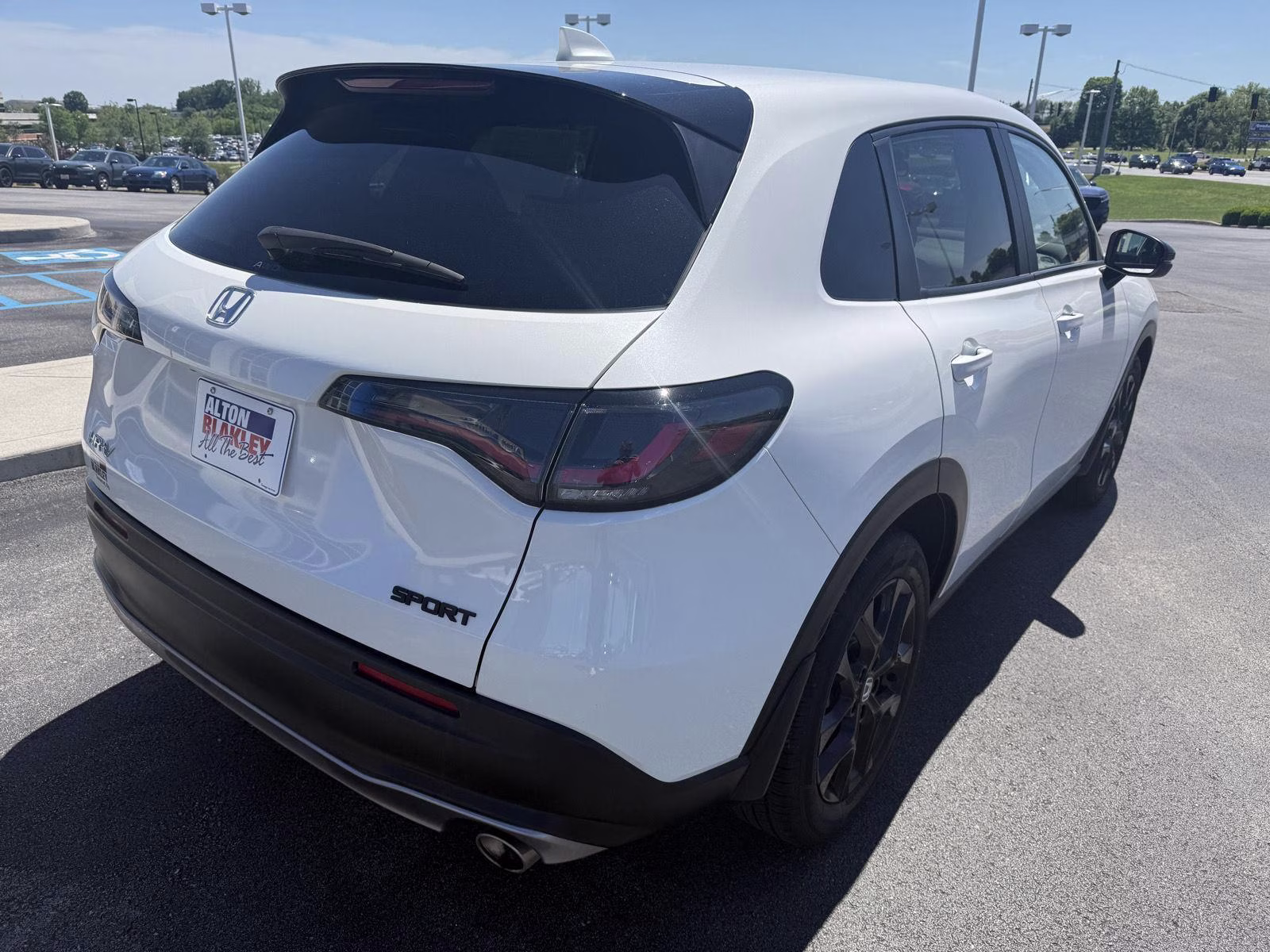 2025 Platinum White Pearl Honda HR-V Sport AWD SUV