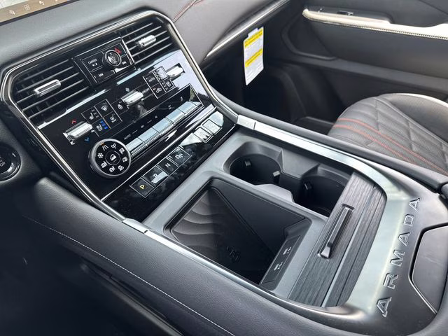 2025 Aspen White Tricoat/Super Black Nissan Armada PRO-4X 4X4 SUV