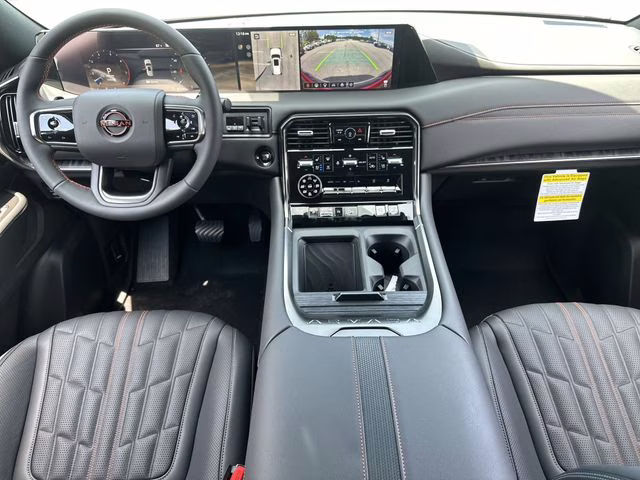 2025 Aspen White Tricoat/Super Black Nissan Armada PRO-4X 4X4 SUV