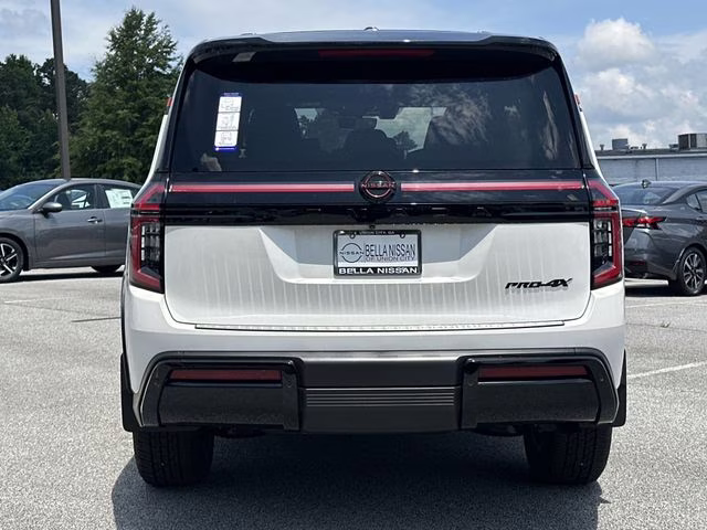 2025 Aspen White Tricoat/Super Black Nissan Armada PRO-4X 4X4 SUV