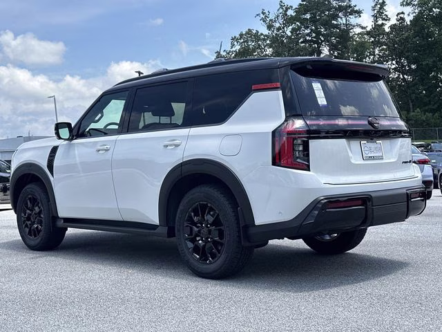 2025 Aspen White Tricoat/Super Black Nissan Armada PRO-4X 4X4 SUV