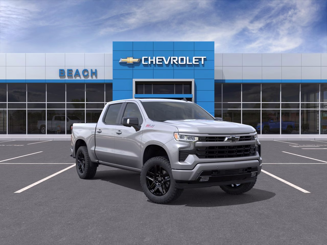 2026 Sterling Gray Metallic Chevrolet Silverado 1500 RST 4X4 Truck