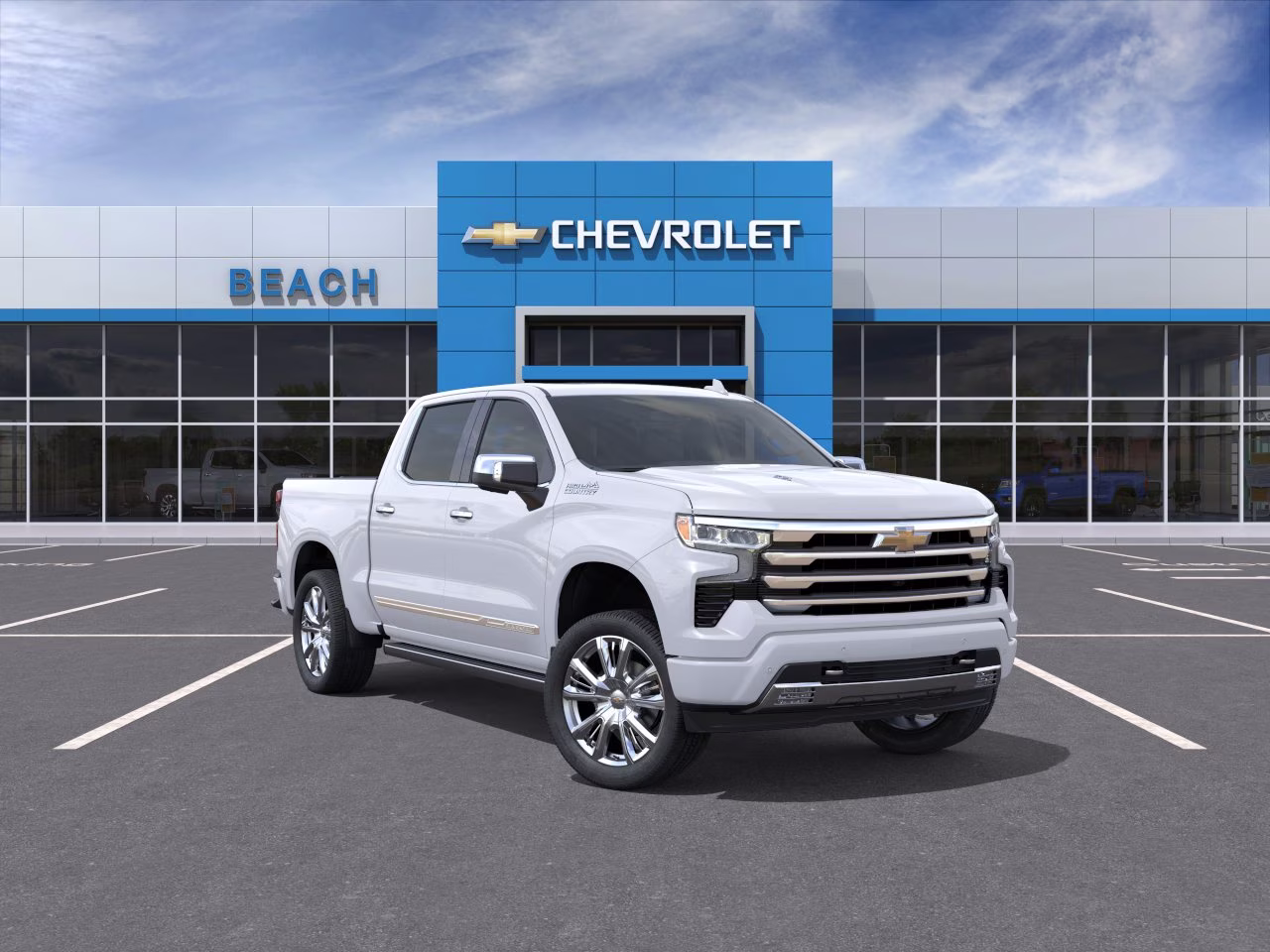 2026 Polar White Tricoat Chevrolet Silverado 1500 High Country 4X4 Truck