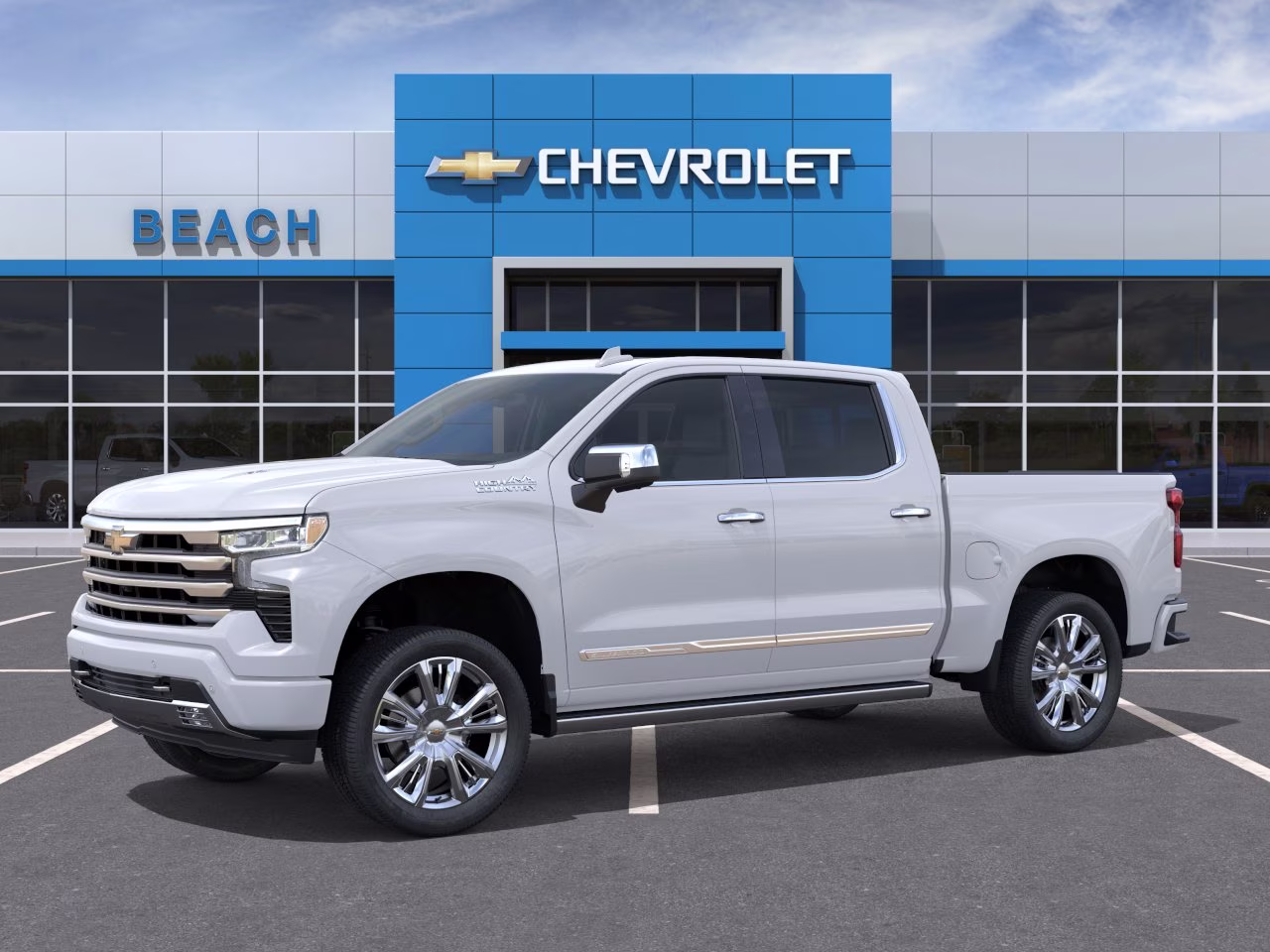 2026 Polar White Tricoat Chevrolet Silverado 1500 High Country 4X4 Truck
