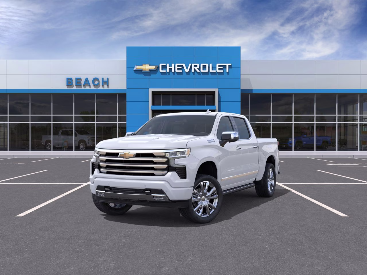 2026 Polar White Tricoat Chevrolet Silverado 1500 High Country 4X4 Truck