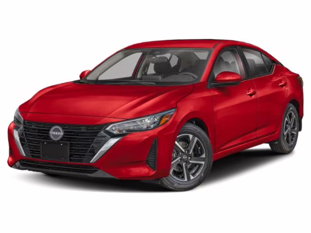 2025 Scarlet Ember Tintcoat Nissan Sentra SV FWD Sedan