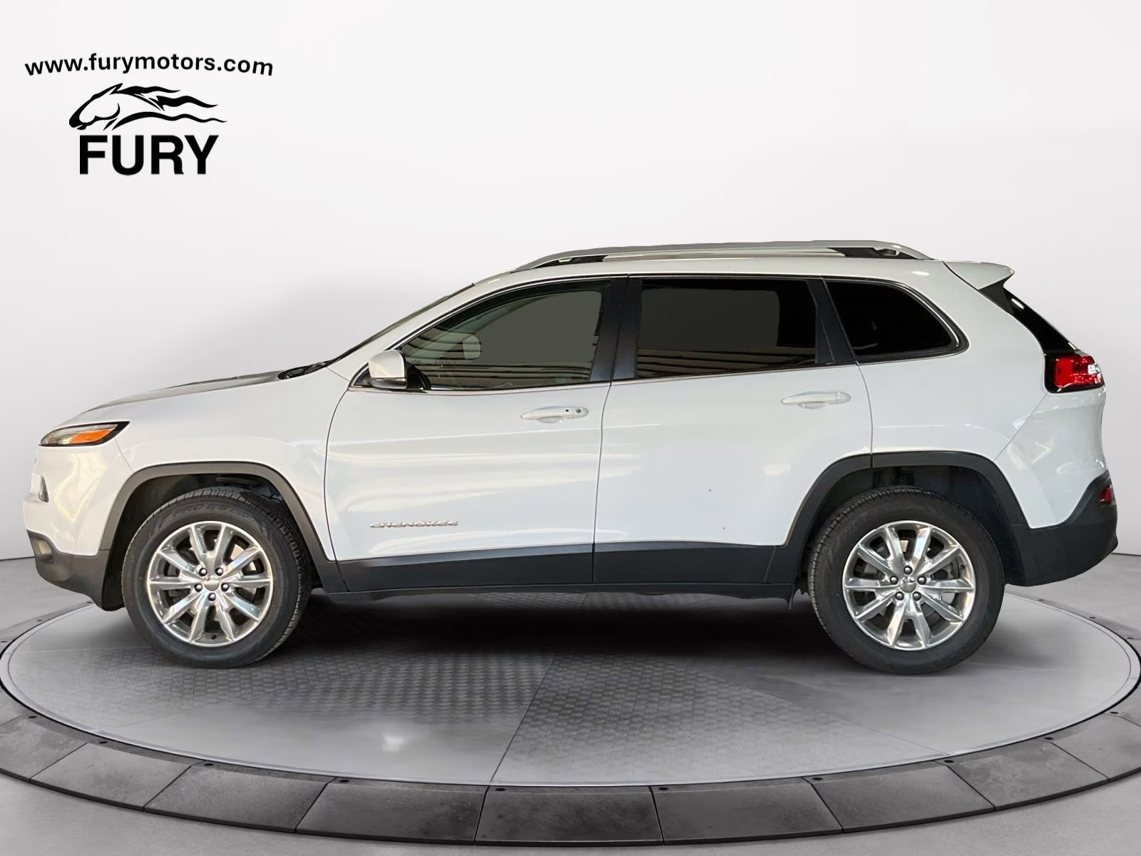 2017 Bright White Clearcoat Jeep Cherokee Limited 4X4 SUV