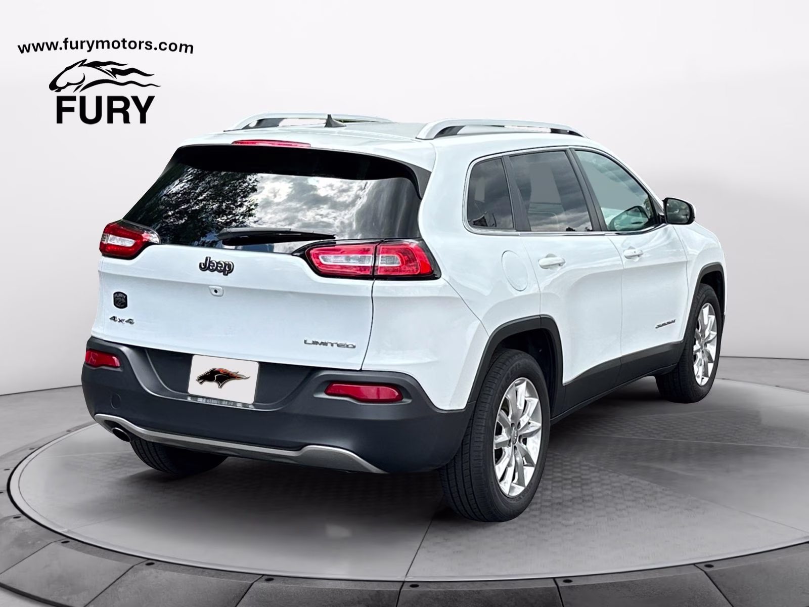 2017 Bright White Clearcoat Jeep Cherokee Limited 4X4 SUV