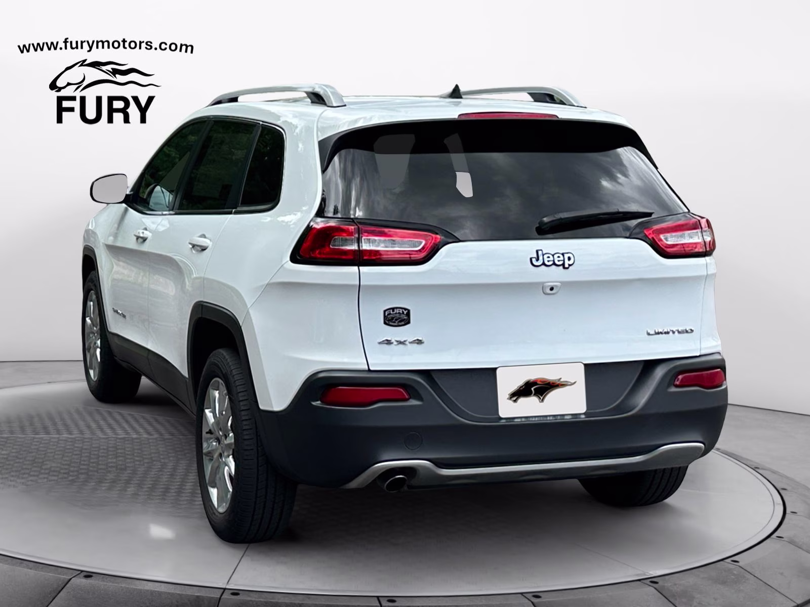 2017 Bright White Clearcoat Jeep Cherokee Limited 4X4 SUV