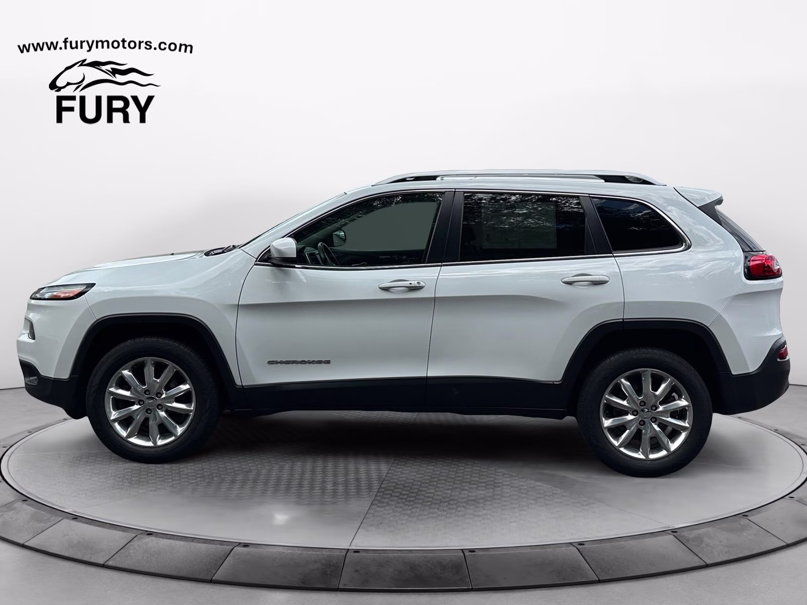 2017 Bright White Clearcoat Jeep Cherokee Limited 4X4 SUV