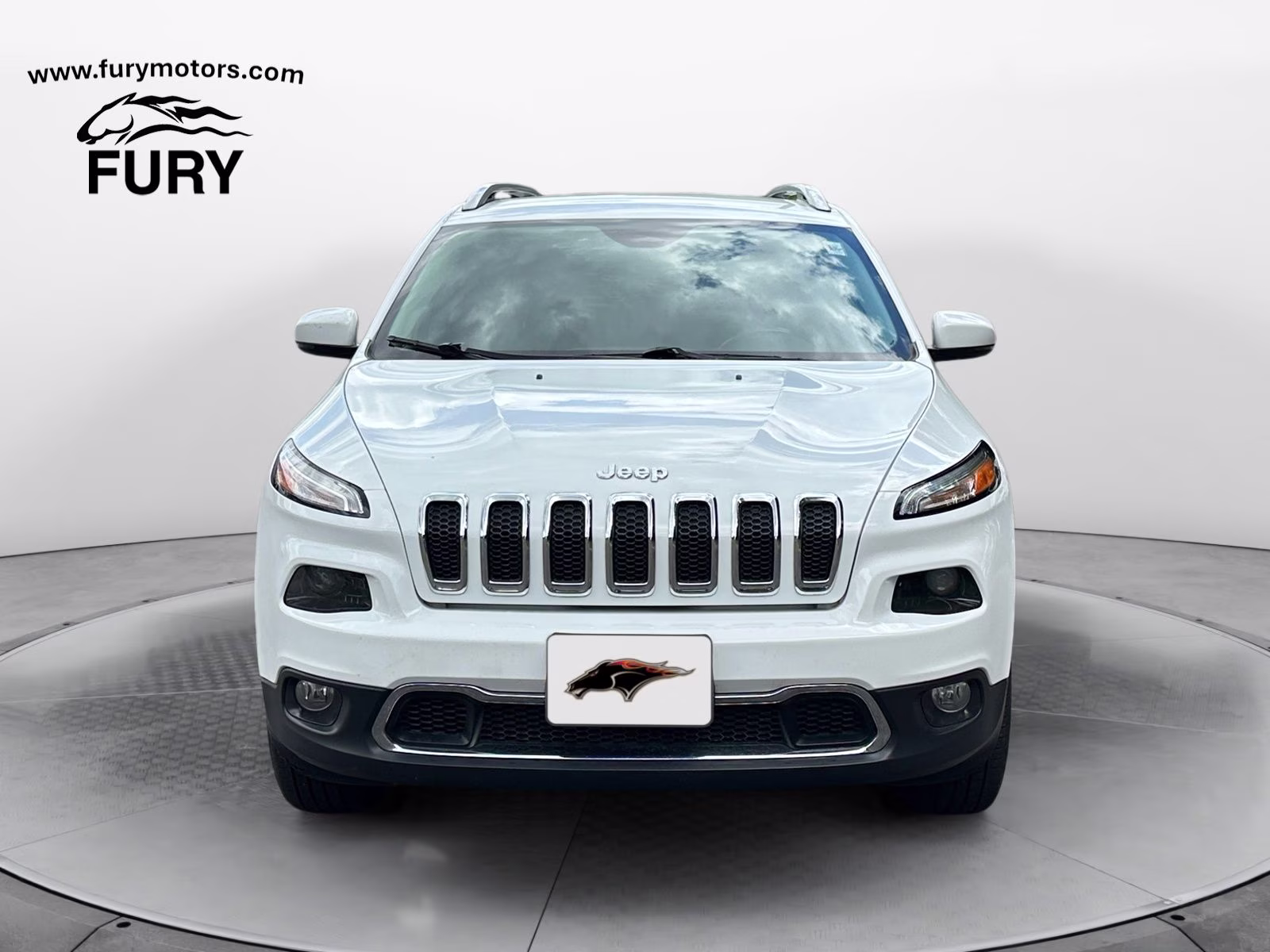 2017 Bright White Clearcoat Jeep Cherokee Limited 4X4 SUV