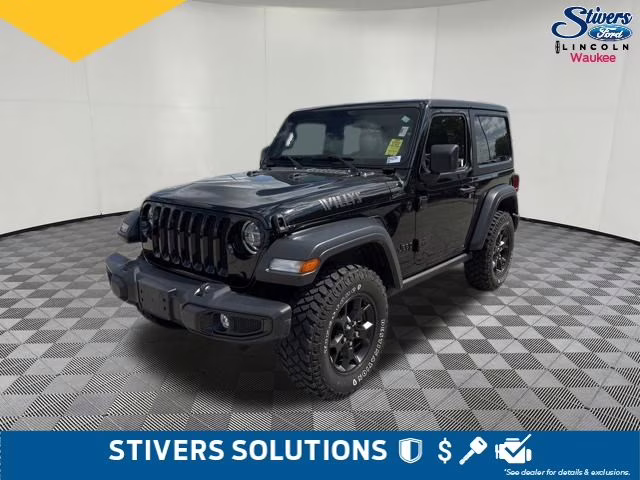 2022 Black Clearcoat Jeep Wrangler Willys 4X4 SUV