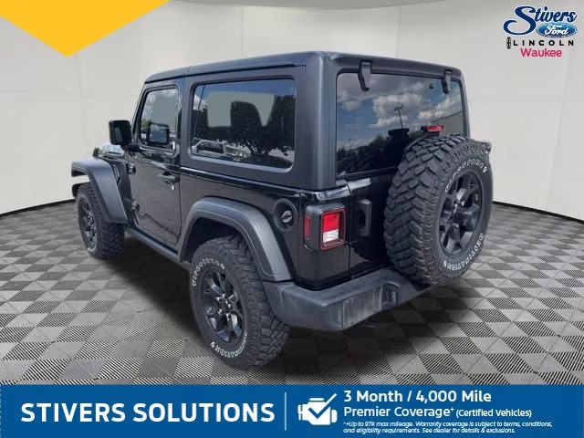 2022 Black Clearcoat Jeep Wrangler Willys 4X4 SUV