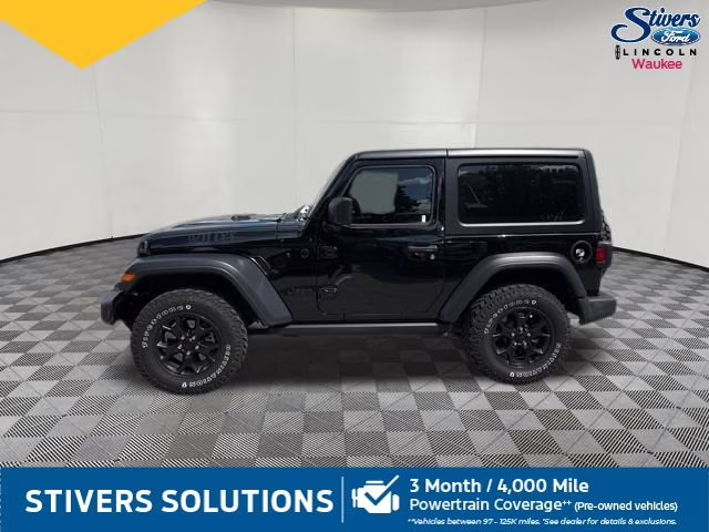 2022 Black Clearcoat Jeep Wrangler Willys 4X4 SUV
