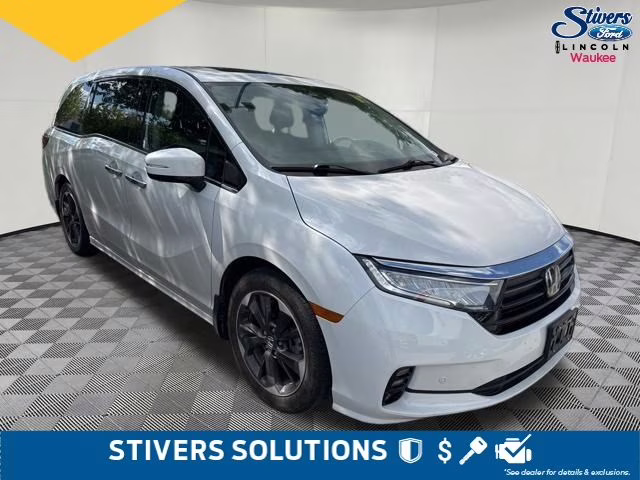 2024 Platinum White Pearl Honda Odyssey Elite FWD Van