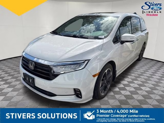 2024 Platinum White Pearl Honda Odyssey Elite FWD Van