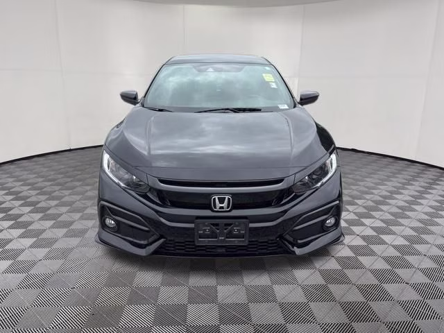 2021 Crystal Black Pearl Honda Civic Sport FWD Hatchback