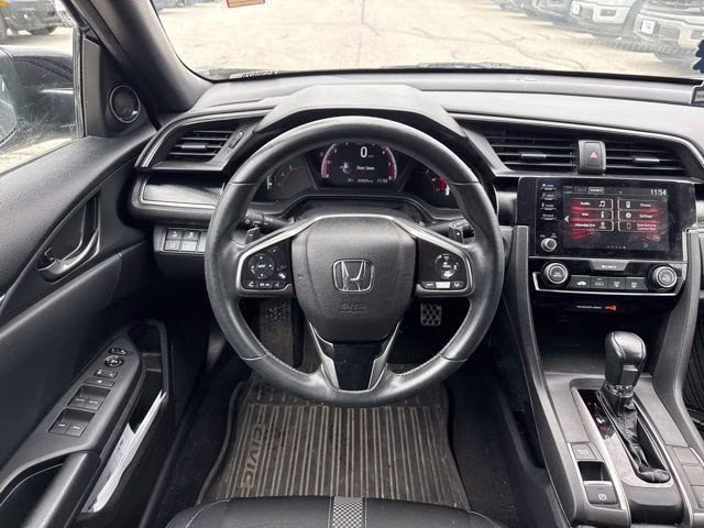 2021 Crystal Black Pearl Honda Civic Sport FWD Hatchback