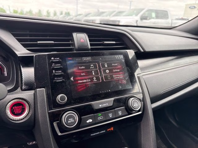 2021 Crystal Black Pearl Honda Civic Sport FWD Hatchback