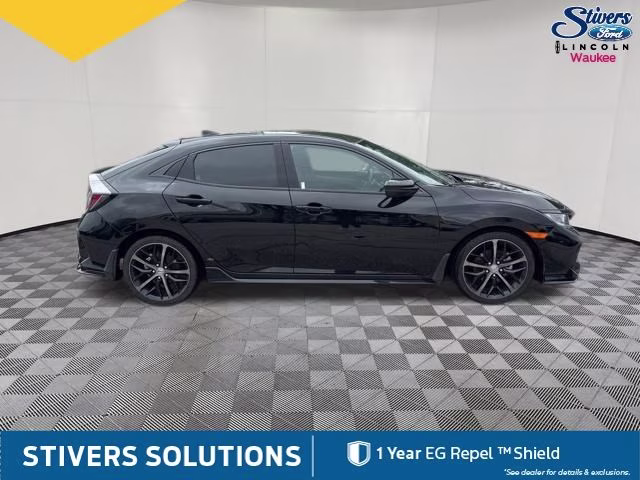 2021 Crystal Black Pearl Honda Civic Sport FWD Hatchback