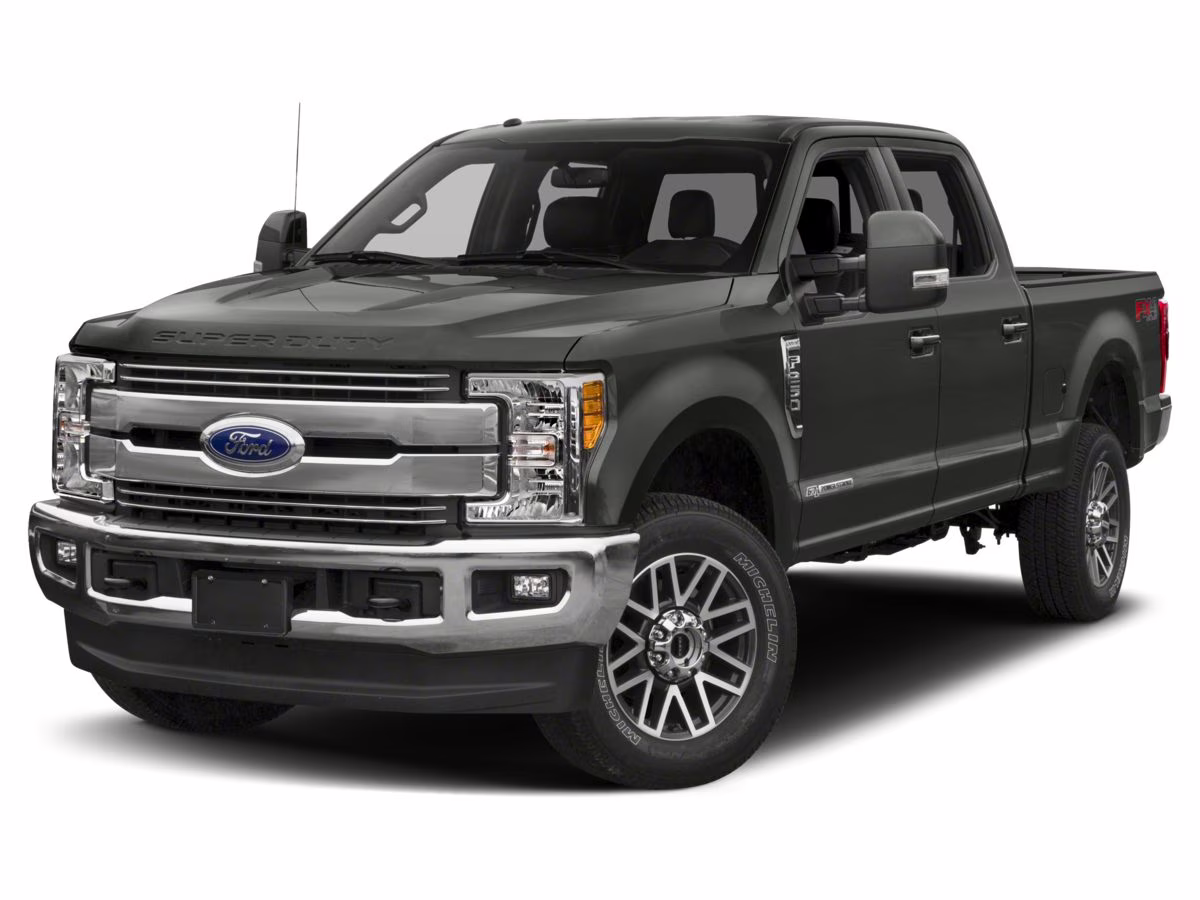 2017 Blue Ford Super Duty F-350 SRW Lariat 4X4 Truck