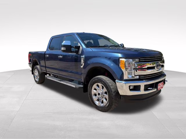 2017 Blue Ford Super Duty F-350 SRW Lariat 4X4 Truck