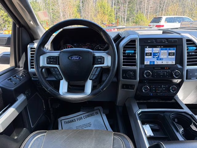 2017 Blue Ford Super Duty F-350 SRW Lariat 4X4 Truck
