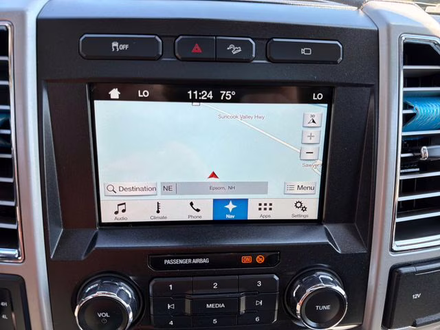 2017 Blue Ford Super Duty F-350 SRW Lariat 4X4 Truck