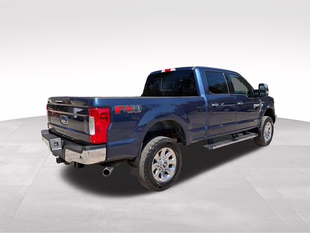 2017 Blue Ford Super Duty F-350 SRW Lariat 4X4 Truck