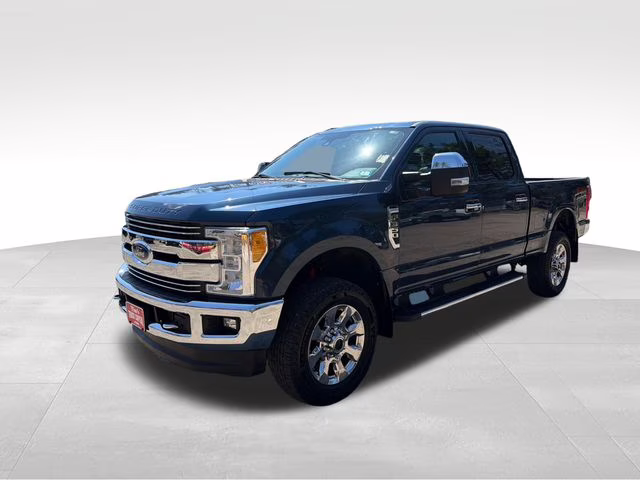 2017 Blue Ford Super Duty F-350 SRW Lariat 4X4 Truck
