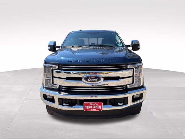 2017 Blue Ford Super Duty F-350 SRW Lariat 4X4 Truck